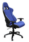 Iron Frame Manager Desk Chair / Armrest Adjustable Office Chair With Memory Foam