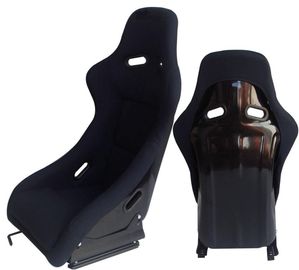 الصين اليدوية مخصص الأسود سباق مقاعد سهلة التركيب / مقاعد سيارات دلو مصنع